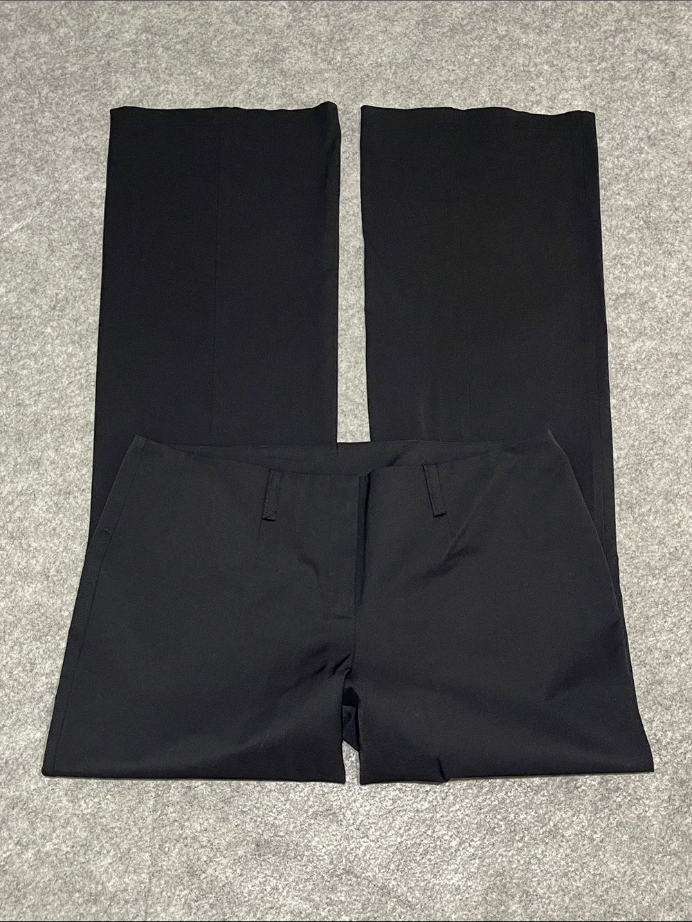 Escada Black Wide Straight Leg Dress Pants
